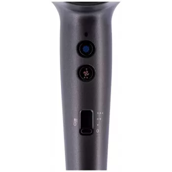 Hair dryer Remington D6077 2000 W, ionic function, cool shot, diffuser, 3 temperature settings, grey/bronze