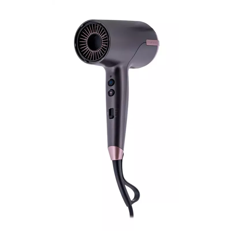Hair dryer Remington D6077 2000 W, ionic function, cool shot, diffuser, 3 temperature settings, grey/bronze