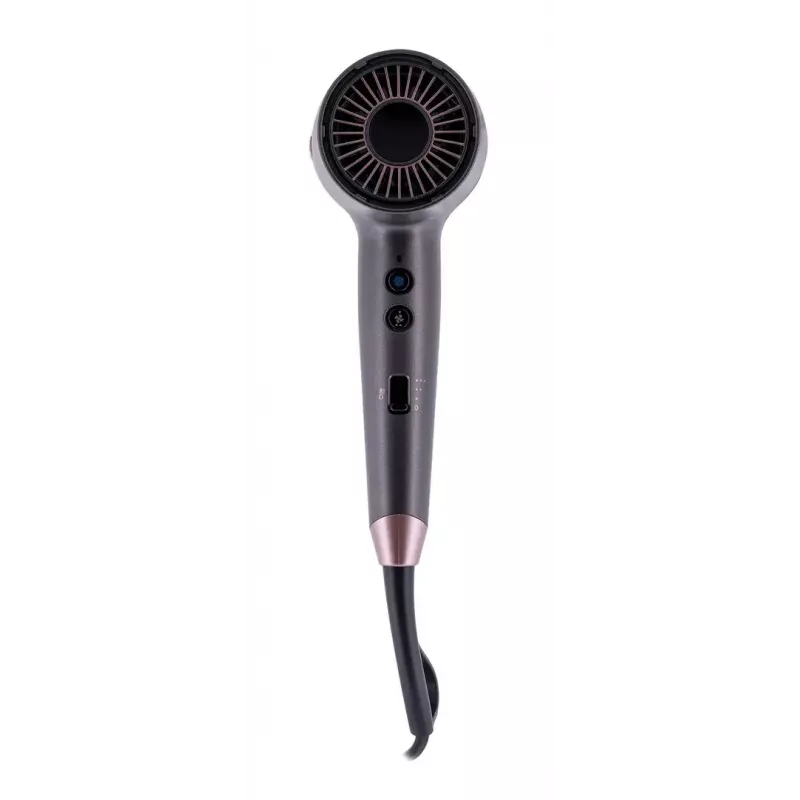 Hair dryer Remington D6077 2000 W, ionic function, cool shot, diffuser, 3 temperature settings, grey/bronze