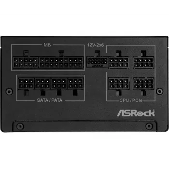 Power supply unit ASROCK SL-1000G Steel Legend 1000 W 20+4 pin ATX 80 PLUS Gold Black