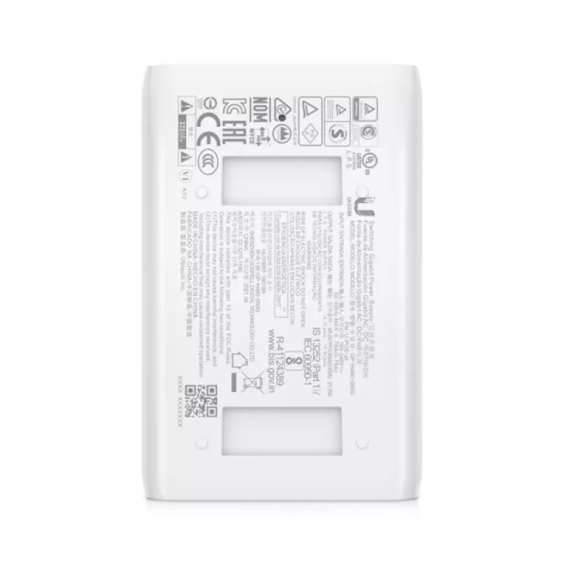 UBIQUITI NETWORKS PoE Injector, 802.3at Compact PoE+ Injector Capable