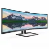 Philips P Line 32:9 SuperWide curved LCD display 499P9H/00, 124 cm (48.8 inch), 5120 x 1440 pixels, UltraWide Dual Quad HD, LCD, 5 ms, Black