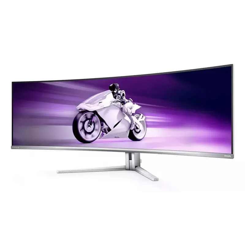Philips Evnia 8000 49M2C8900L/00 computer monitor 124.2 cm (48.9 inch) 5120 x 1440 pixels Dual QHD QD-OLED White