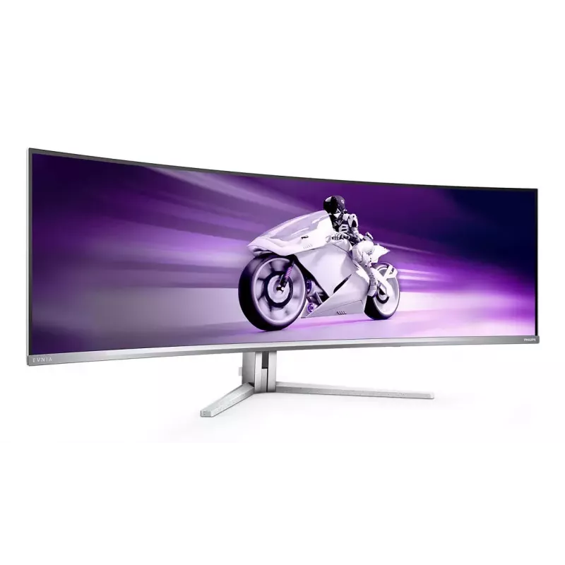 Philips Evnia 8000 49M2C8900L/00 computer monitor 124.2 cm (48.9 inch) 5120 x 1440 pixels Dual QHD QD-OLED White