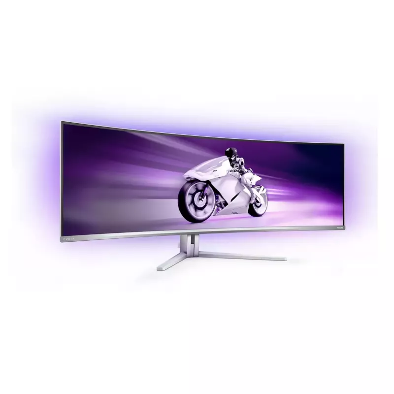Philips Evnia 8000 49M2C8900L/00 computer monitor 124.2 cm (48.9 inch) 5120 x 1440 pixels Dual QHD QD-OLED White