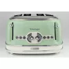 Ariete Vintage 156 4-Slice Toaster, 1600 W, Light Green