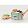 Ariete Vintage 156 4-Slice Toaster, 1600 W, Light Green