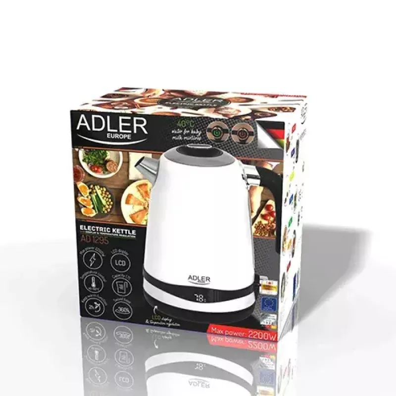Electric kettle Adler 1.7 L 2200 W White