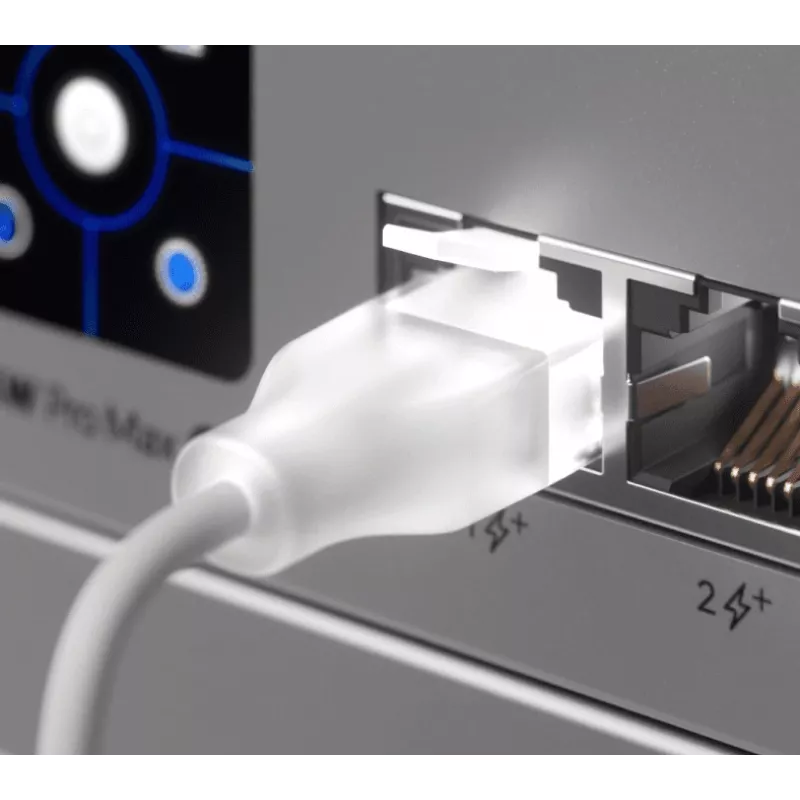 Ethernet patch cable UBIQUITI UACC-Cable-Patch-EL 0.3 m Cat6 2.5Gbps PoE++ white