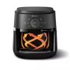 Philips 2000 series NA221/00 fryer Single 4.2 L Stand-alone 1500 W Hot air fryer Black, Silver
