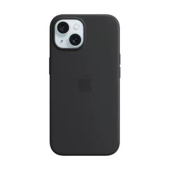 APPLE iPhone 15 - Silicone Case With Magsafe - Black