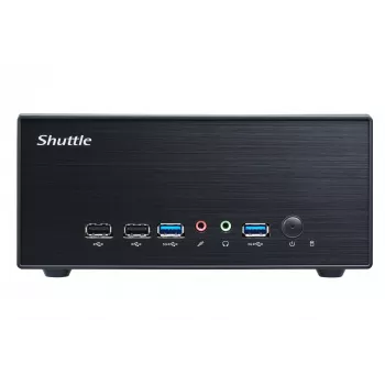 Shuttle XPС slim XPC slim Barebone XH610G2 - S1700, Intel H610, 1xDP, 2xHDMI, 2 PCIe Slots (1x 16X & 1x X1), 2x Intel LAN (1G + 2.5G), 8x USB, 1x 2.5 inch, 3x M.2, 24/7 permanent operation