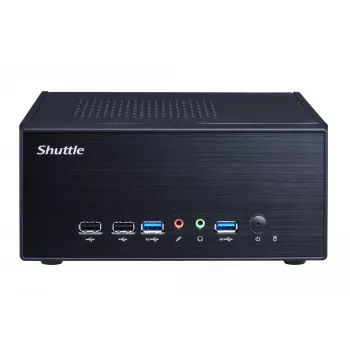 Shuttle XPС slim XPC slim Barebone XH610G2 - S1700, Intel H610, 1xDP, 2xHDMI, 2 PCIe Slots (1x 16X & 1x X1), 2x Intel LAN (1G + 2.5G), 8x USB, 1x 2.5 inch, 3x M.2, 24/7 permanent operation
