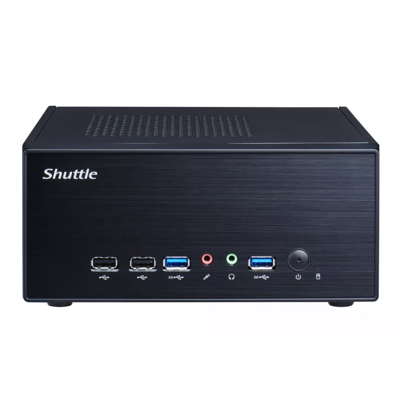 Shuttle XPС slim XPC slim Barebone XH610G2 - S1700, Intel H610, 1xDP, 2xHDMI, 2 PCIe Slots (1x 16X & 1x X1), 2x Intel LAN (1G + 2.5G), 8x USB, 1x 2.5 inch, 3x M.2, 24/7 permanent operation