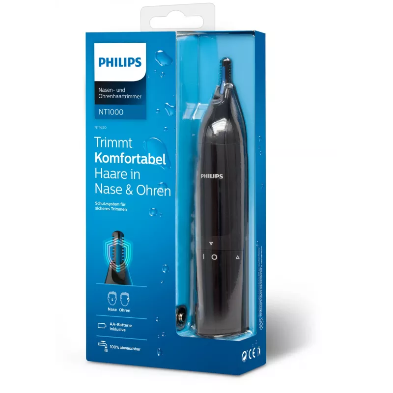 Philips Norelco NOSETRIMMER Series 1000 Nose trimmer series 1000 NT1650/16 Nose and ear trimmer