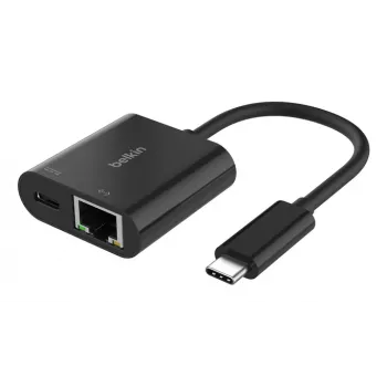 BELKIN USB-c To Ethernet + Charge Adapter 100w Pd
