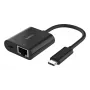 BELKIN USB-c To Ethernet + Charge Adapter 100w Pd