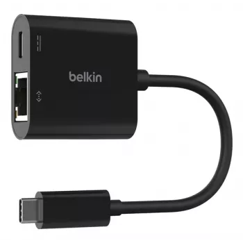 BELKIN USB-c To Ethernet + Charge Adapter 100w Pd