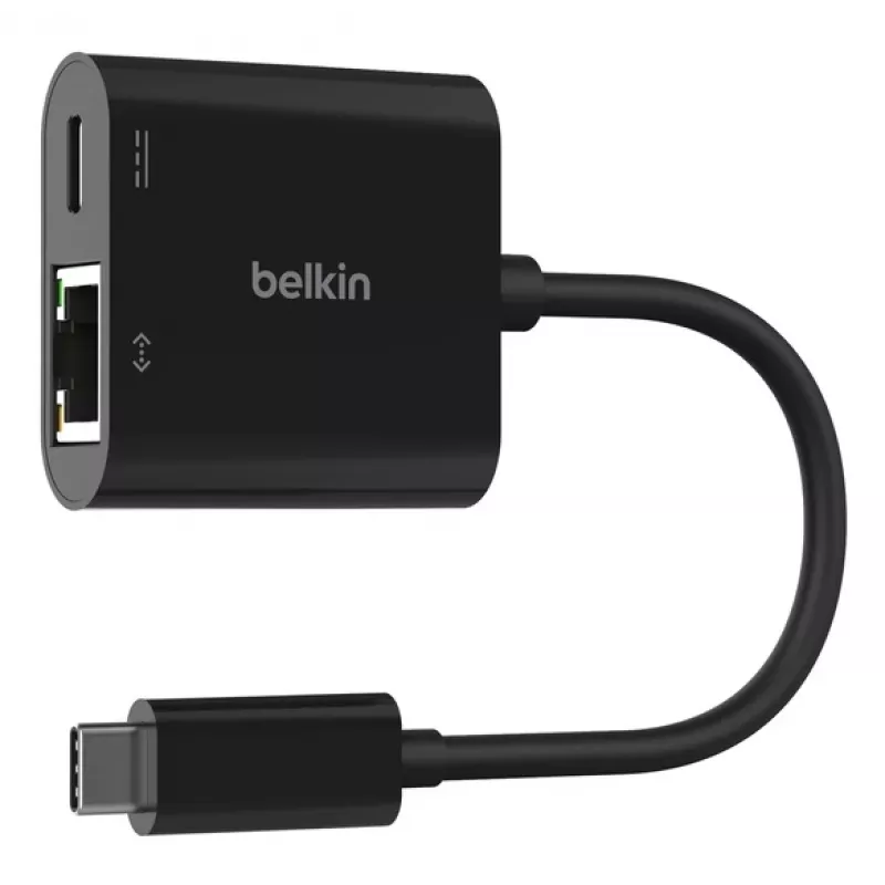 BELKIN USB-c To Ethernet + Charge Adapter 100w Pd