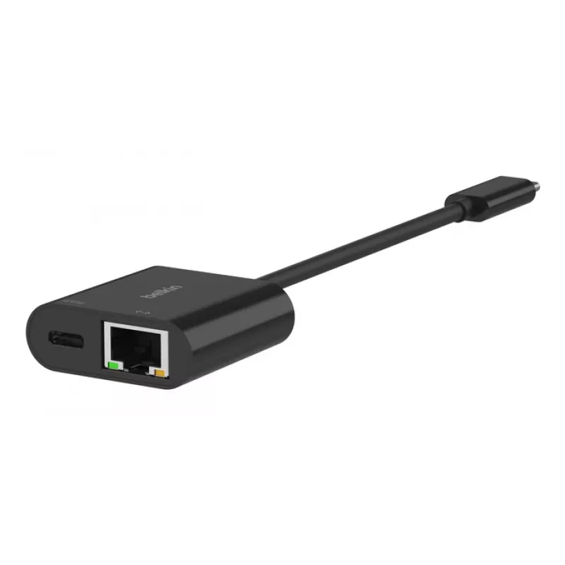 BELKIN USB-c To Ethernet + Charge Adapter 100w Pd