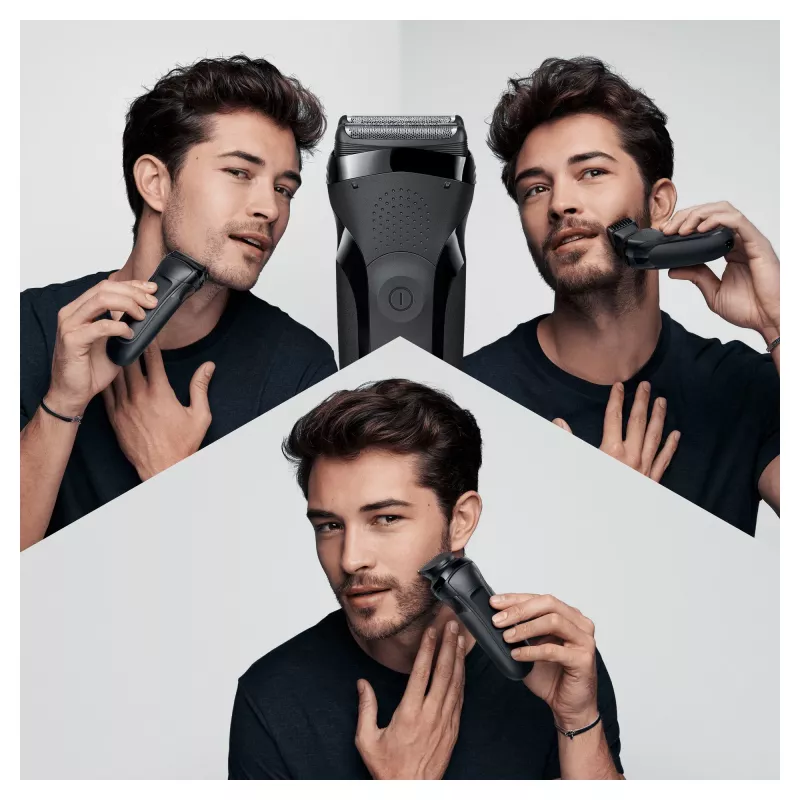 Braun Series 3 Shave&Style 300BT Electric Shaver, Razor for Men, Black