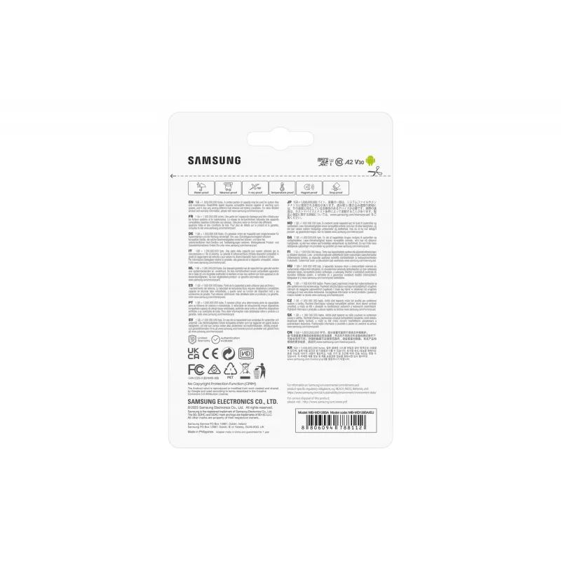 Samsung MB-MD128SA/EU memory card 128 GB MicroSDXC UHS-I Class 10