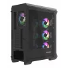 GENESIS Irid 505 ARGB Midi Tower Black, Transparent
