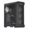 GENESIS Irid 505 ARGB Midi Tower Black, Transparent