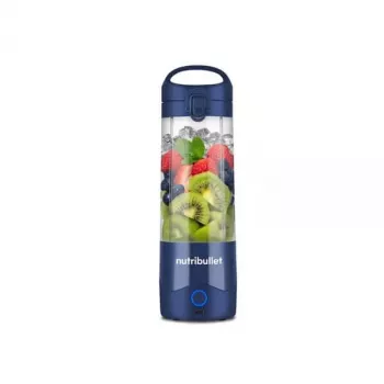 Sport blender NUTRIBULLET Portable 0.475 L, battery-powered, stainless steel blades, Tritan bowl, navy