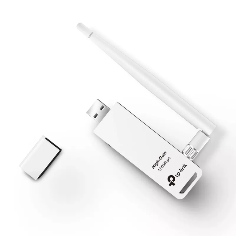 Network Card TP-Link TL-WN722N, WLAN 150 Mbit/s, USB, Wi-Fi 4, 2.4 GHz