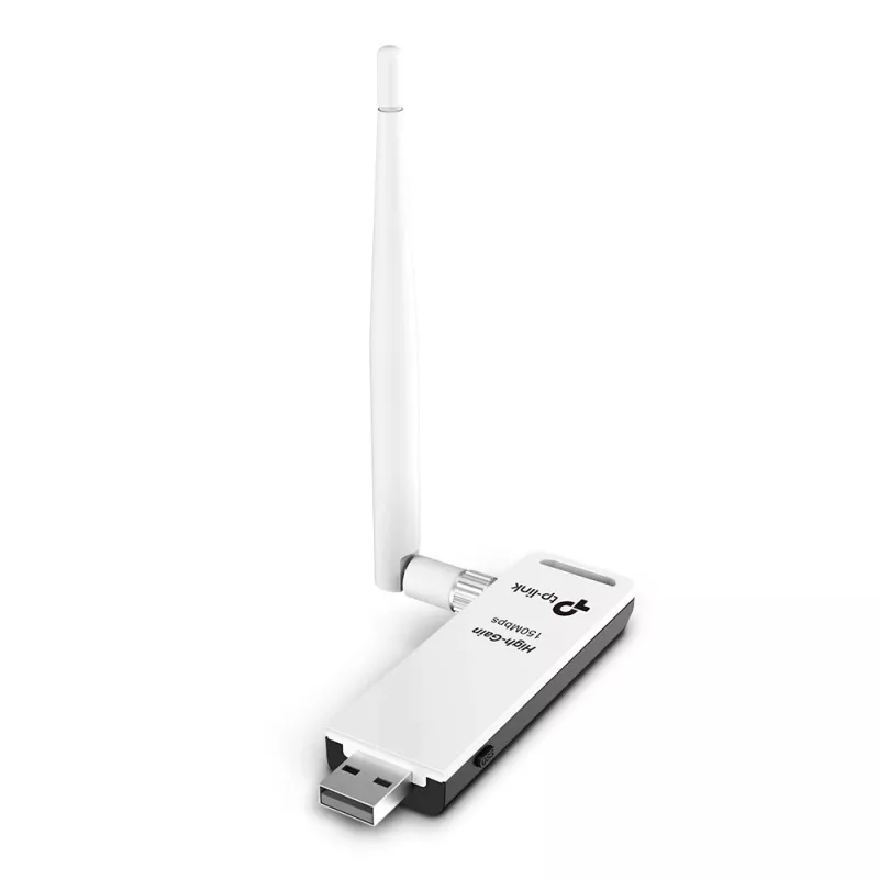 Network Card TP-Link TL-WN722N, WLAN 150 Mbit/s, USB, Wi-Fi 4, 2.4 GHz