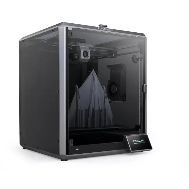 3D printer Creality K1 Max — build 300×300×300 mm, layer 0.10–0.35 mm, touch control, black