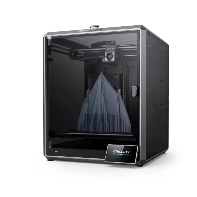3D printer Creality K1 Max — build 300×300×300 mm, layer 0.10–0.35 mm, touch control, black