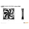 be quiet! Light Wings 140 mm PWM Reverse Black Computer case Fan 14 cm 1 pc(s)