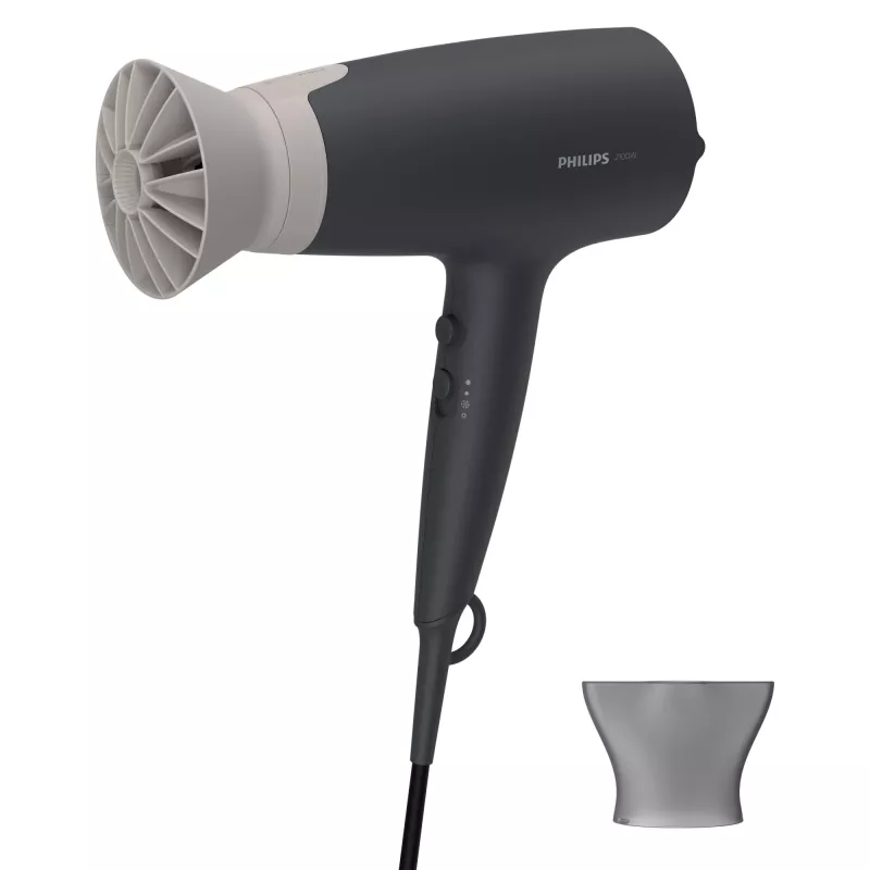 Hair dryer Philips 3000 series BHD351/10 — 2100 W, ionic, 6 heat/6 speed, cool shot, concentrator nozzle