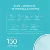 TP-Link AX1800 Whole Home Mesh Wi-Fi 6 System, White, Internal, Mesh router, Power, FCC: