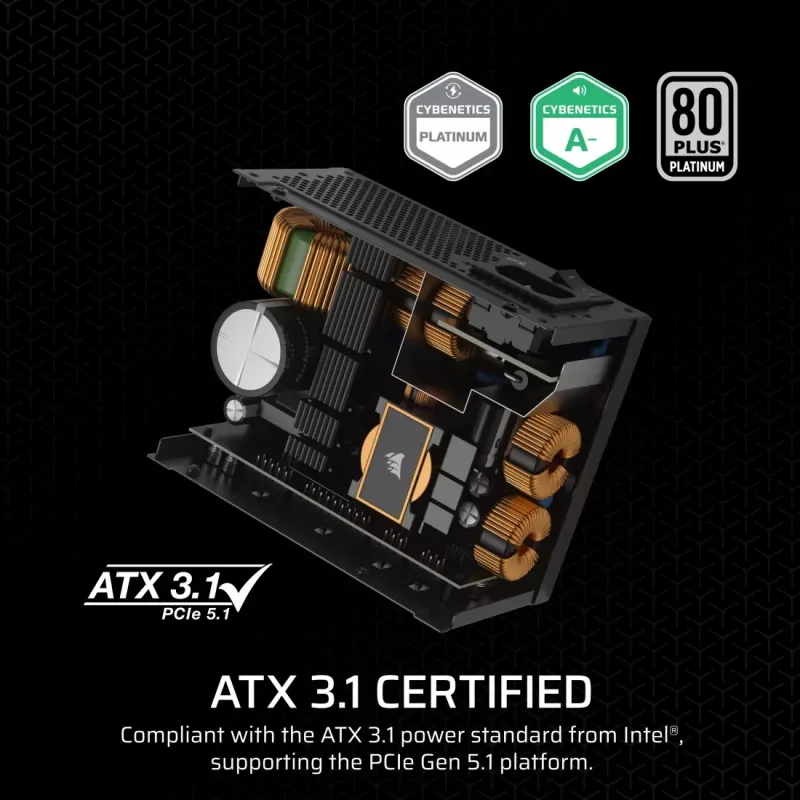 CORSAIR Power Supply - Sf Series Sf750 Fully Modular 80 Plus Platinum Sfx Power