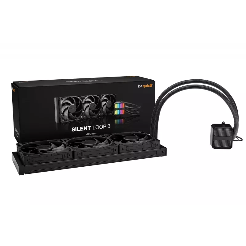 be quiet Silent Loop 3 420 mm Processor All-in-one liquid cooler 14 cm Black 1 pc(s)