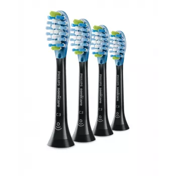 Philips C3 Premium Plaque Defence HX9044/33 4x Black sonic toothbrush heads