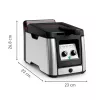 Tefal Clear Duo FR600D Single 0.65 L Stand-alone 2000 W Deep fryer Black, Stainless steel