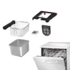 Tefal Clear Duo FR600D Single 0.65 L Stand-alone 2000 W Deep fryer Black, Stainless steel