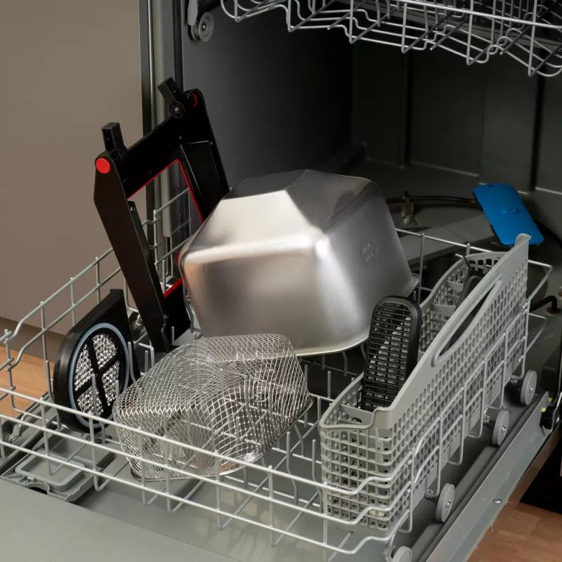 Tefal Clear Duo FR600D Single 0.65 L Stand-alone 2000 W Deep fryer Black, Stainless steel