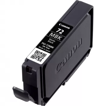 Canon PGI-72MBK Matte Black Ink Cartridge, Standard Yield, Matte black, Dye-based ink, 1 pc(s), 1640 pages