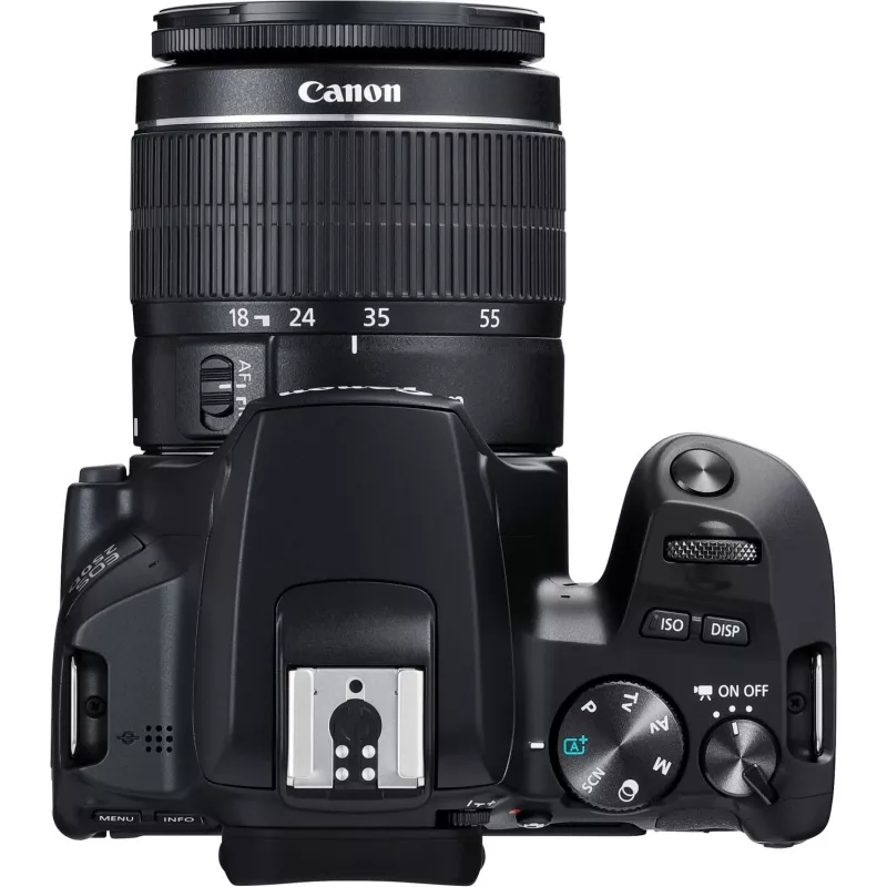 Canon EOS 250D + EF-S 18-55mm f/3.5-5.6 III SLR Camera Kit 24.1 MP CMOS 6000 x 4000 pixels Black