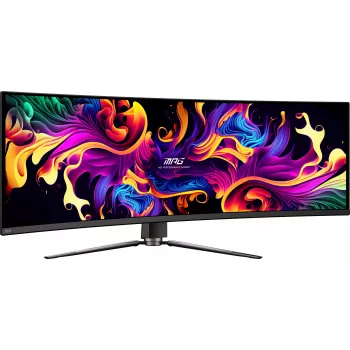 MSI MPG 491CQP QD-OLED computer monitor 124.5 cm (49 inch) 5120 x 1440 pixels DQHD Black