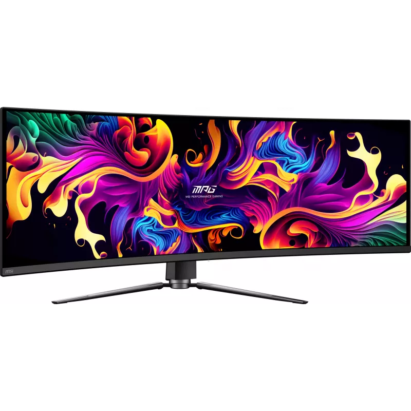 MSI MPG 491CQP QD-OLED computer monitor 124.5 cm (49 inch) 5120 x 1440 pixels DQHD Black