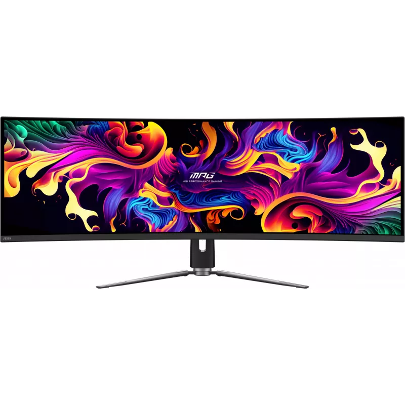 MSI MPG 491CQP QD-OLED computer monitor 124.5 cm (49 inch) 5120 x 1440 pixels DQHD Black