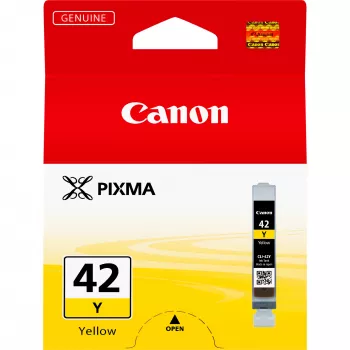 Canon CLI-42Y Yellow Ink Cartridge, Standard Yield, Yellow, Pigment-based ink, 1 pc(s), 284 pages