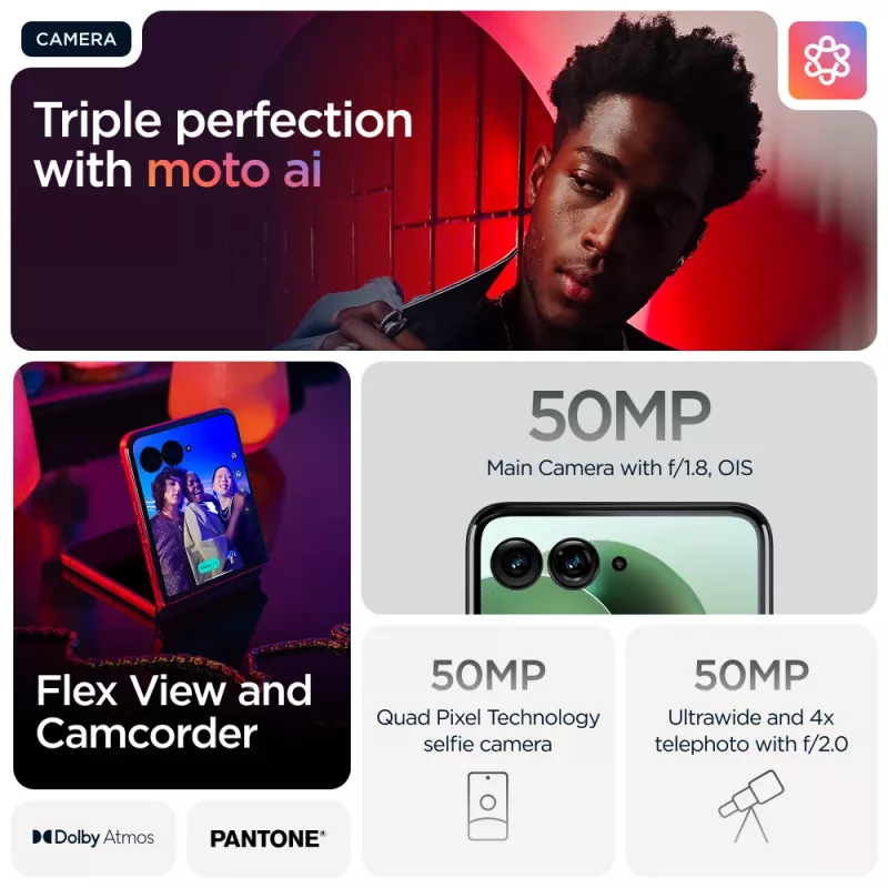 Motorola razr 60 ultra 17.7 cm (6.96 inch) Dual SIM Android 15 5G USB Type-C 16 GB 512 GB 4700 mAh Green