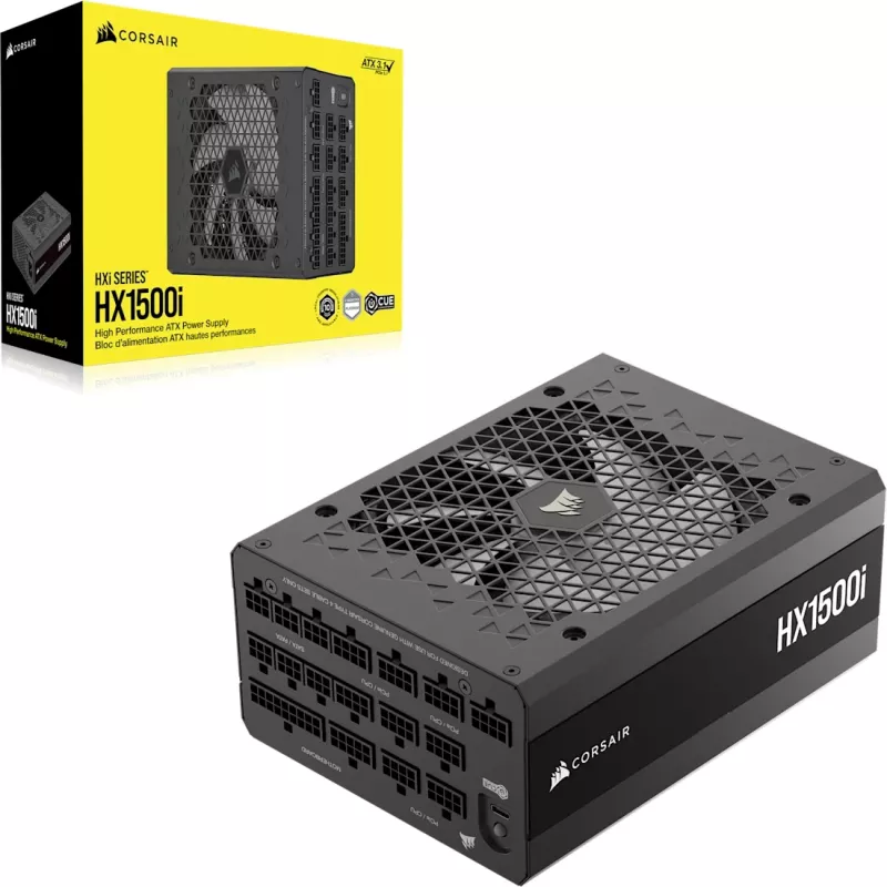 CORSAIR Power Supply - Hx1500i Fully Modular Ultra-low Noise Platinum ATX 1500w